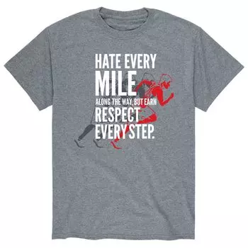Футболка Men's Hate Every Mile Along The Way Licensed Character