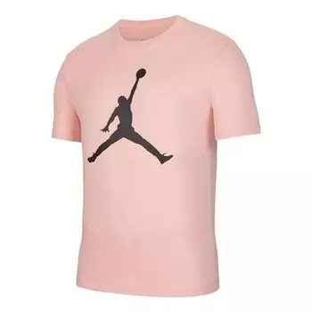 Футболка men's jumpman short sleeve coral red t-shirt Air Jordan, красный
