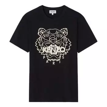 Футболка Men's KENZO SS21 Cotton Round Neck Short Sleeve Black, черный