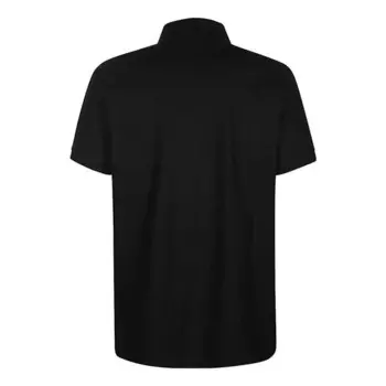 Футболка men's logo printing polo shirt black Burberry, черный