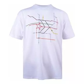 Футболка men's logo printing short sleeve white Converse, белый
