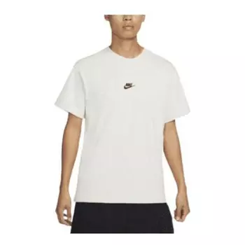 Футболка Men's Nike Solid Color Embroidered Light Bone T-Shirt DN5241-072, белый