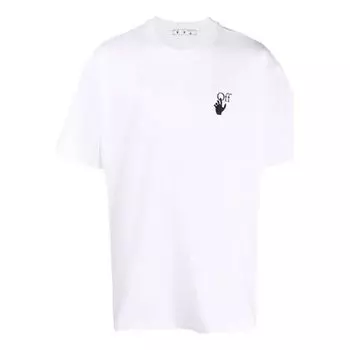 Футболка Men's OFF-WHITE FW21 White Arrow Short Sleeve Loose Fit White T-Shirt, белый