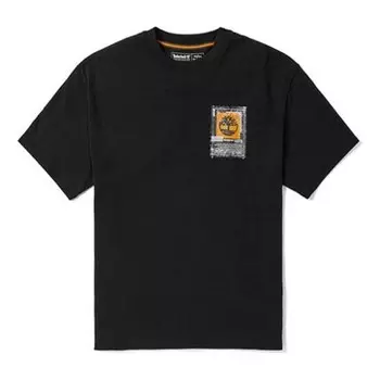 Футболка men's printing logo round neck black Timberland, черный