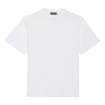 Футболка men's smiling face short sleeve white Balenciaga, белый