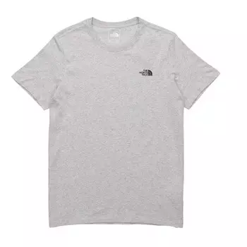 Футболка men's ss20 geometry pattern logo short sleeve gray The North Face, серый