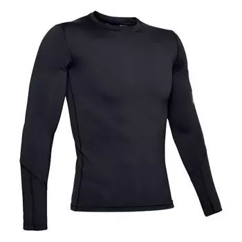 Футболка men's ua heatgear armour long sleeves sports long sleeves black Under Armour, черный