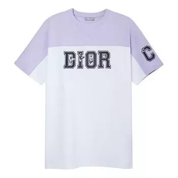 Футболка men's x kenny scharf crossover ss21 knit short sleeve white Dior, белый