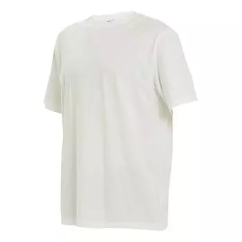 Футболка men's y-3 ss21 back stripe loose round neck short sleeve white Adidas, белый