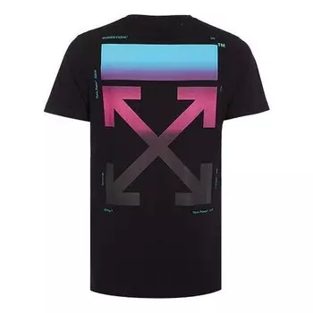 Футболка mens gradient arrows short sleeve Off-White, черный