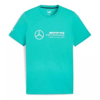 Футболка mercedes-amg petronas motorsport logo t-shirt 'sheen green' Puma, зеленый