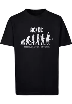 Футболка Merchcode ACDC - Evolution Of Rock, черный