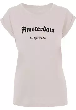 Футболка Merchcode AMSTERDAM, розовый