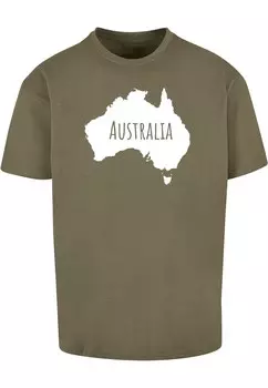 Футболка Merchcode AUSTRALIA X, хаки