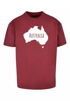 Футболка Merchcode AUSTRALIA X, красный