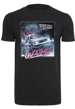 Футболка Merchcode Back To The Future Outatime, черный