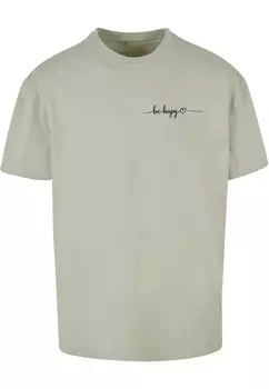 Футболка Merchcode BE HAPPY, цвет Pastel Green