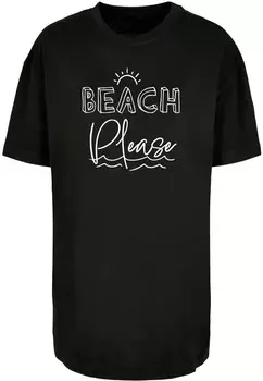 Футболка Merchcode BEACH PLEASE, черный