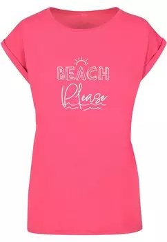 Футболка Merchcode BEACH PLEASE, розовый