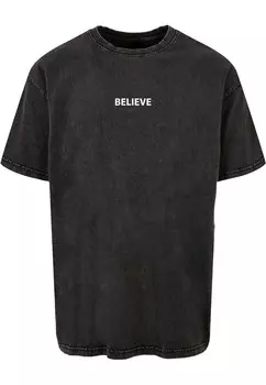Футболка Merchcode BELIEVE FRONT, антрацит