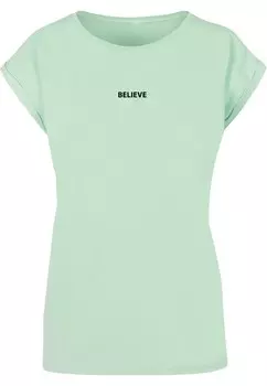 Футболка Merchcode BELIEVE FRONT, цвет Mint