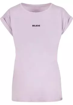 Футболка Merchcode BELIEVE FRONT, цвет Pastel Purple