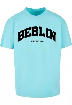 Футболка Merchcode BERLIN, цвет Aqua