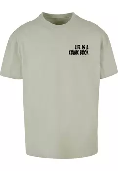 Футболка Merchcode BOOK COMIC, хаки