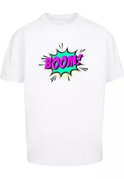 Футболка Merchcode BOOM COMIC, белый