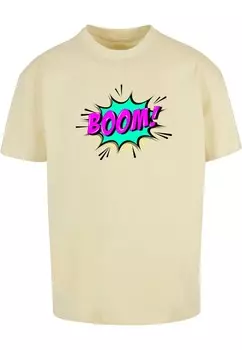Футболка Merchcode BOOM COMIC, бежевый