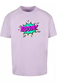 Футболка Merchcode BOOM COMIC, светло-фиолетовый