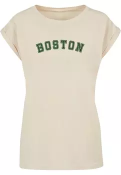 Футболка Merchcode BOSTON, бежевый