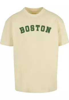 Футболка Merchcode BOSTON, светло-желтого