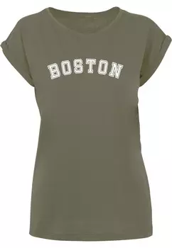 Футболка Merchcode BOSTON X, оливковый