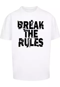 Футболка Merchcode BREAK THE RULES 2, белый