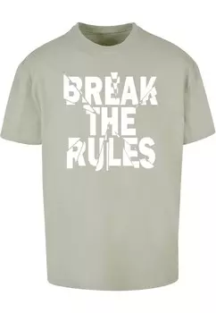 Футболка Merchcode BREAK THE RULES 2, цвет Pastel Green