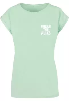 Футболка Merchcode BREAK THE RULES 2, цвет Mint