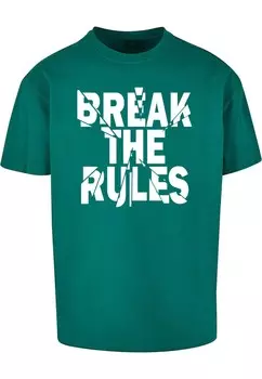 Футболка Merchcode BREAK THE RULES 2, изумрудный