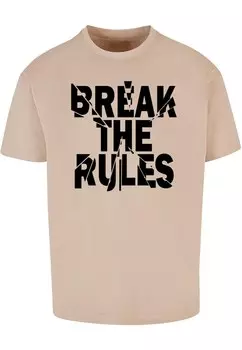 Футболка Merchcode BREAK THE RULES 2, песочный