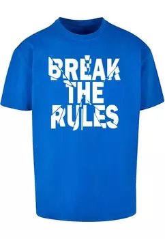 Футболка Merchcode BREAK THE RULES 2, синий кобальт