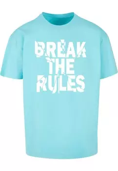Футболка Merchcode BREAK THE RULES 2, светло-синий