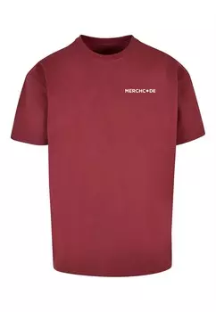 Футболка Merchcode Break The Rules, вишнево-красный