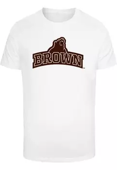 Футболка Merchcode BROWN UNIVERSITY, белый