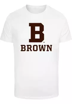 Футболка Merchcode BROWN UNIVERSITY, белый