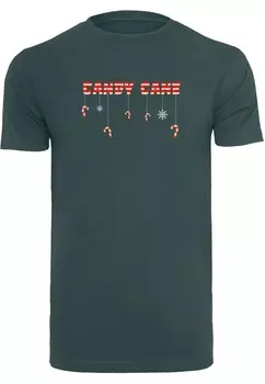 Футболка Merchcode CANDY CANE, зеленый