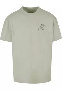 Футболка Merchcode CHERRY, цвет Pastel Green