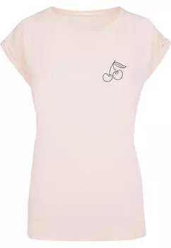 Футболка Merchcode CHERRY, цвет Pastel Pink