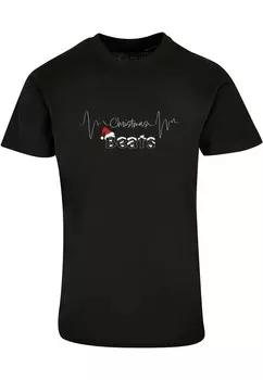 Футболка Merchcode CHRISTMAS BEATS, черный
