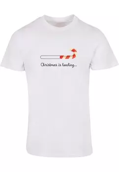 Футболка Merchcode CHRISTMAS LOADING, белый
