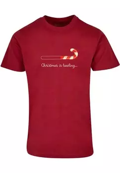 Футболка Merchcode CHRISTMAS LOADING, цвет Red/Ruby Red